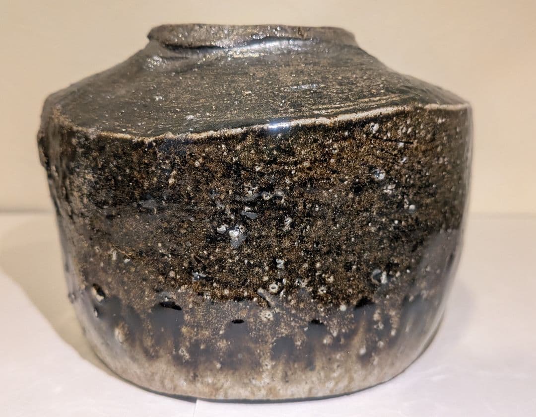 『クリストファー　レイヴェンホール』備前焼茶碗茶道具　共箱　英国イギリス人陶芸家