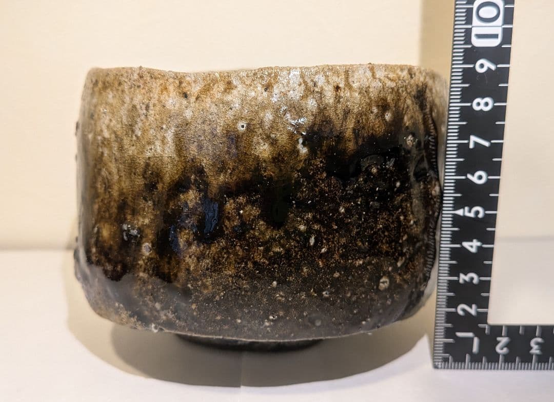 『クリストファー　レイヴェンホール』備前焼茶碗茶道具　共箱　英国イギリス人陶芸家