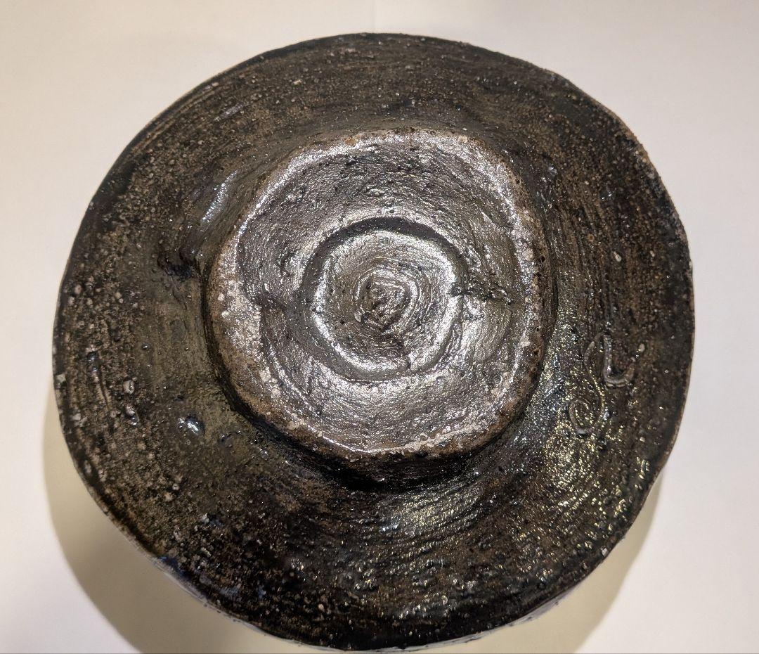 『クリストファー　レイヴェンホール』備前焼茶碗茶道具　共箱　英国イギリス人陶芸家