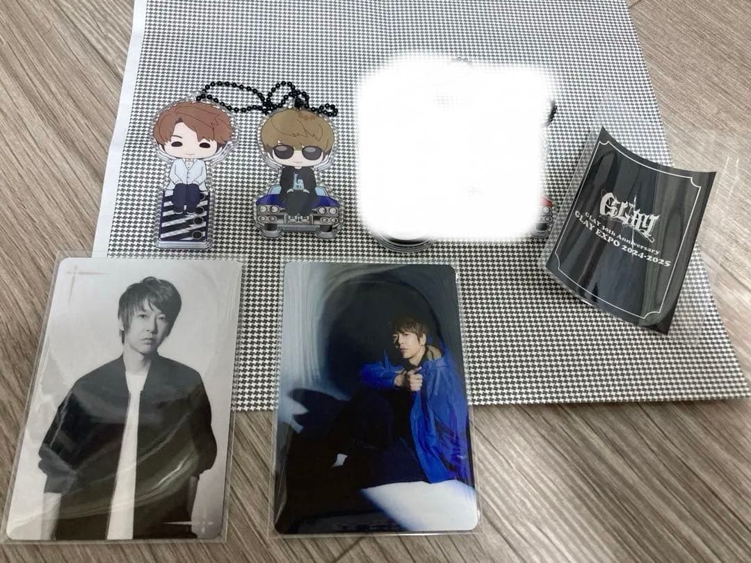 GLAY アクリルキーホルダー　すわりんこ　GLAYEXPO タオル