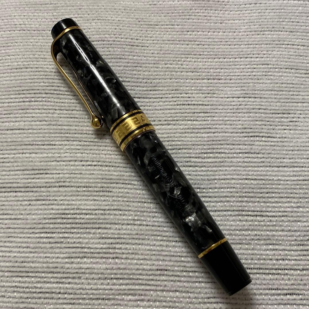 AURORA アウロラ　万年筆　14k オプティマ　マーブル