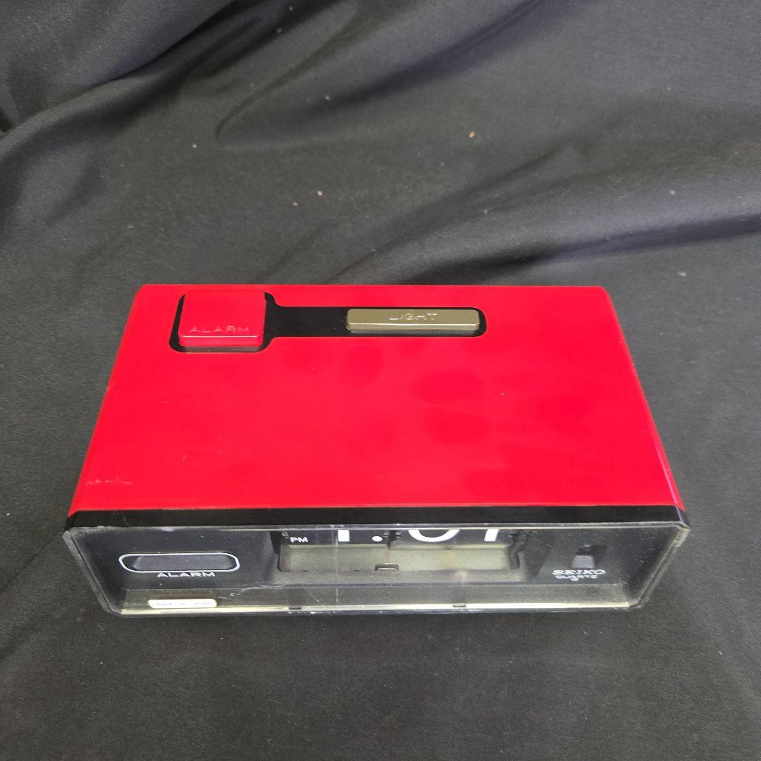 SEIKO パタパタ時計 QN401T昭和レトロ 70s　レッド