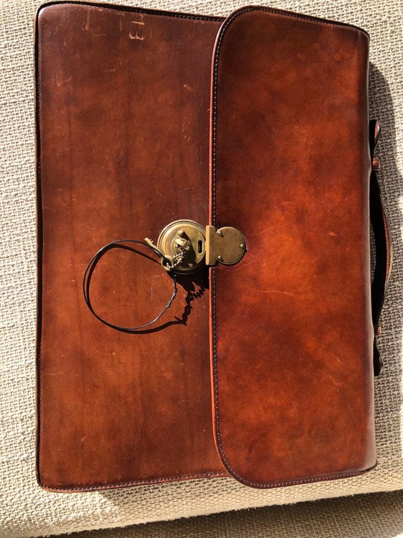 Ralph Lauren レザー ビジネスバッグ