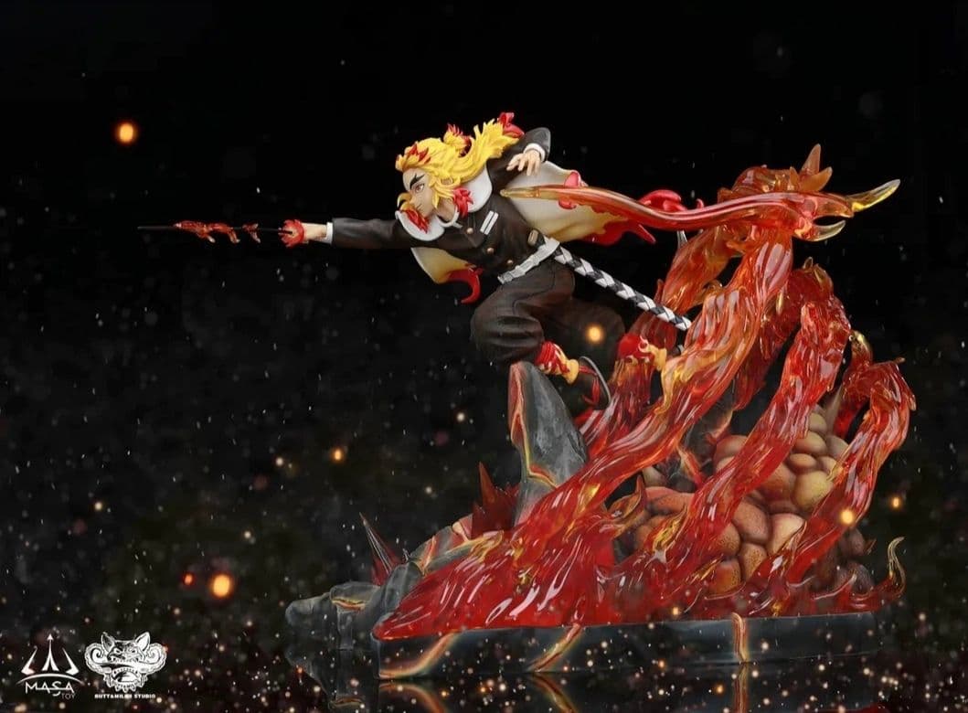 【ラスト1】鬼滅の刃 炎柱 煉獄杏寿郎 玖ノ型 煉獄 フィギュア ガレージキット