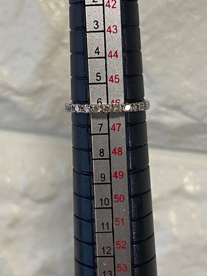 k10wg ダイヤ0.2ct ハーフエタニティ