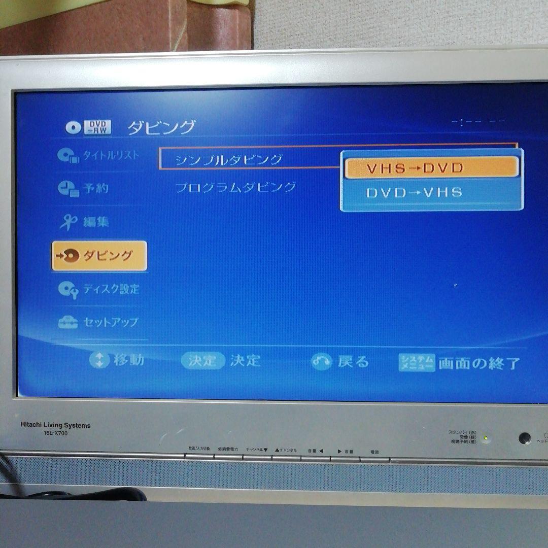 SONY VHS/DVDレコーダー【RDR-VX35】