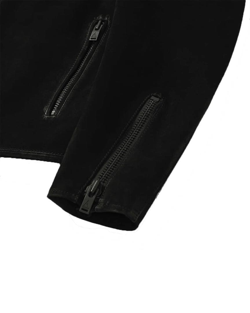 A LEATHER SUEDE JACKET エーレザー レザージャケット