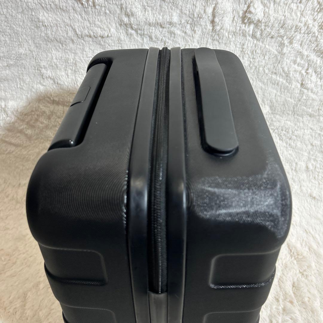 【美品】MUJI ハードキャリーケース（２０Ｌ）ブラック