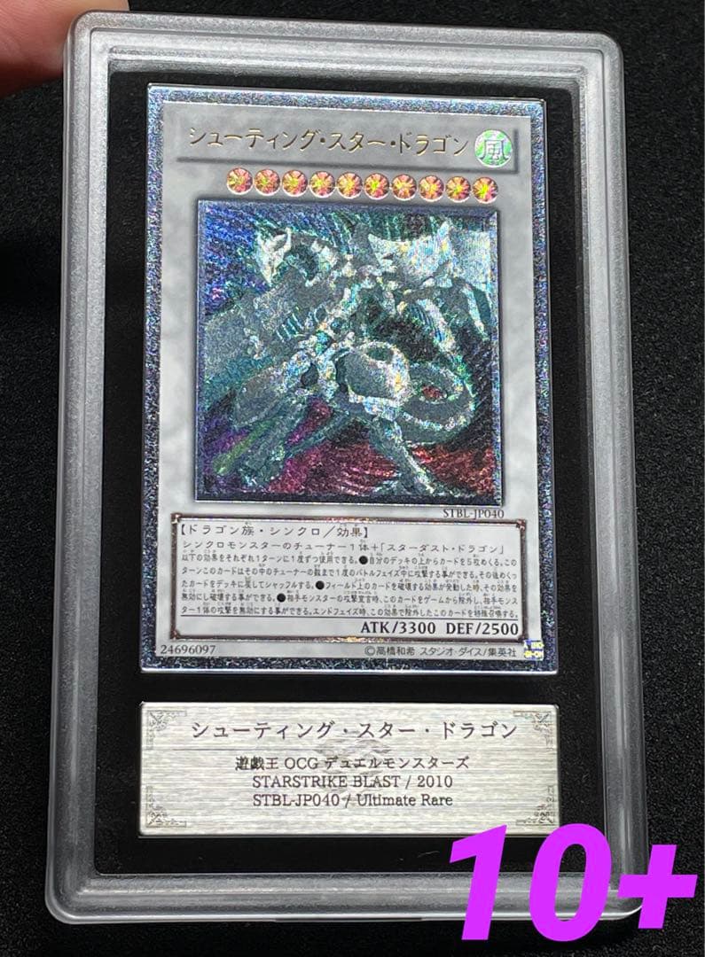 麒*児様 【ARS鑑定10+】完美品　シューティングスタードラゴン　レリーフ　日