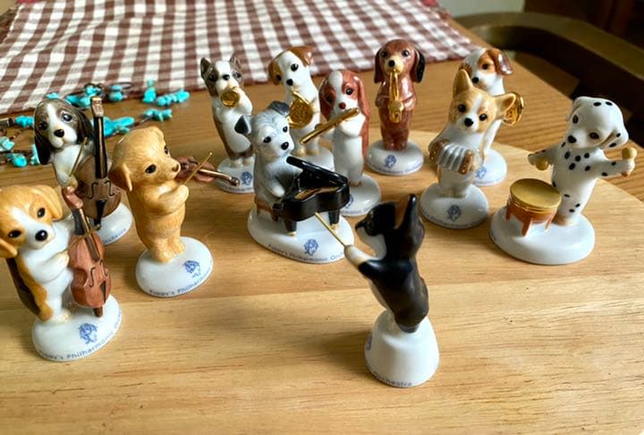 陶器製ワンコのオ-ケストラ