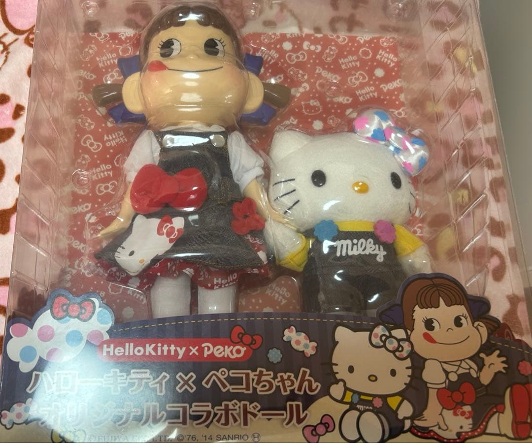 レア　不二家　ハローキティ ✖️ペコちゃんオリジナルコラボドール