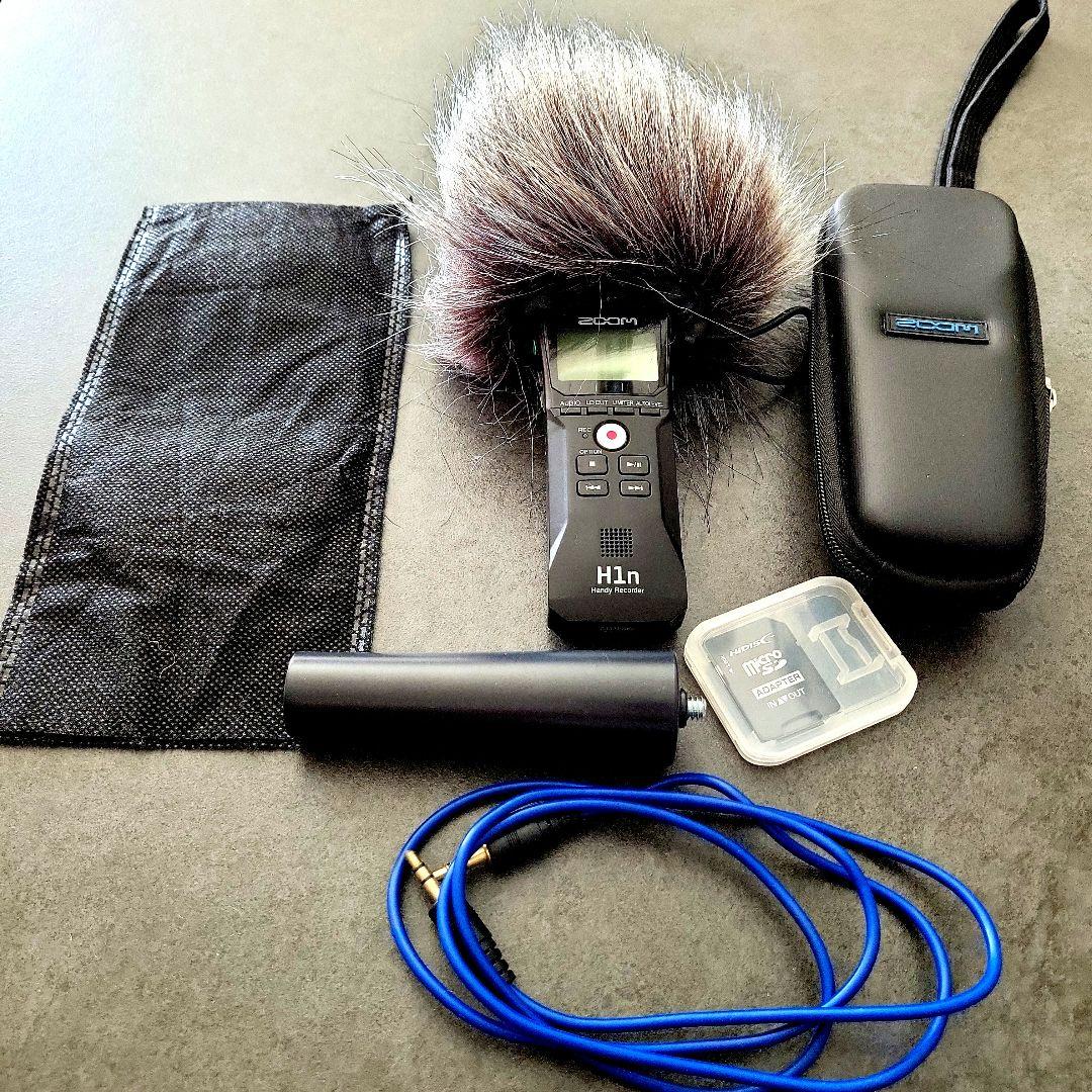 Zoom H1n ハンディレコーダー ウィンドジャマー付き