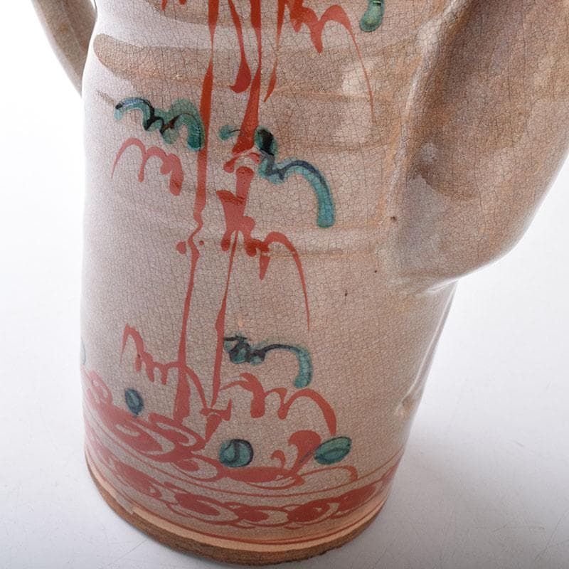 煎茶道具　赤絵　水注　時代箱　V　R8781