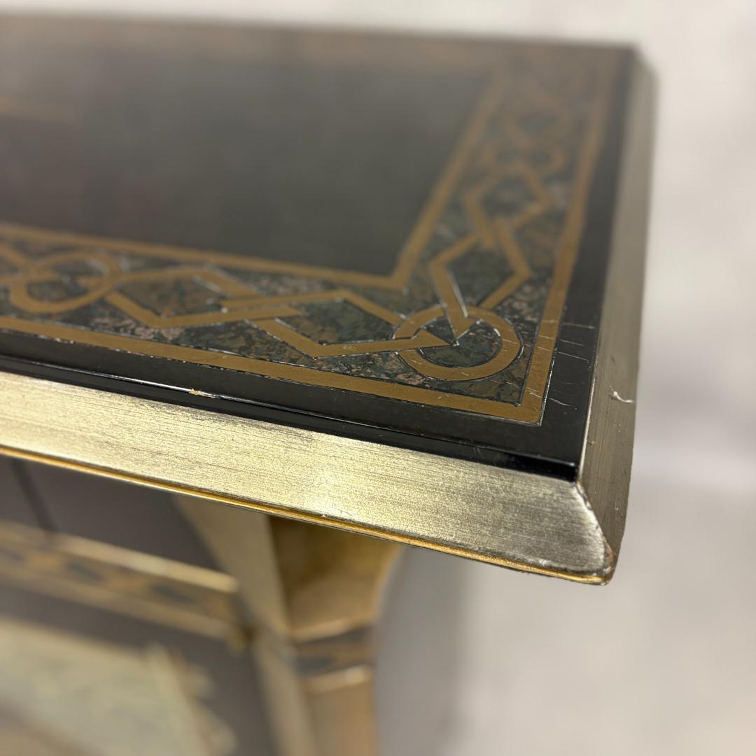 和モダン キャビネット 金彩装飾 引き出し・扉付き 収納家具