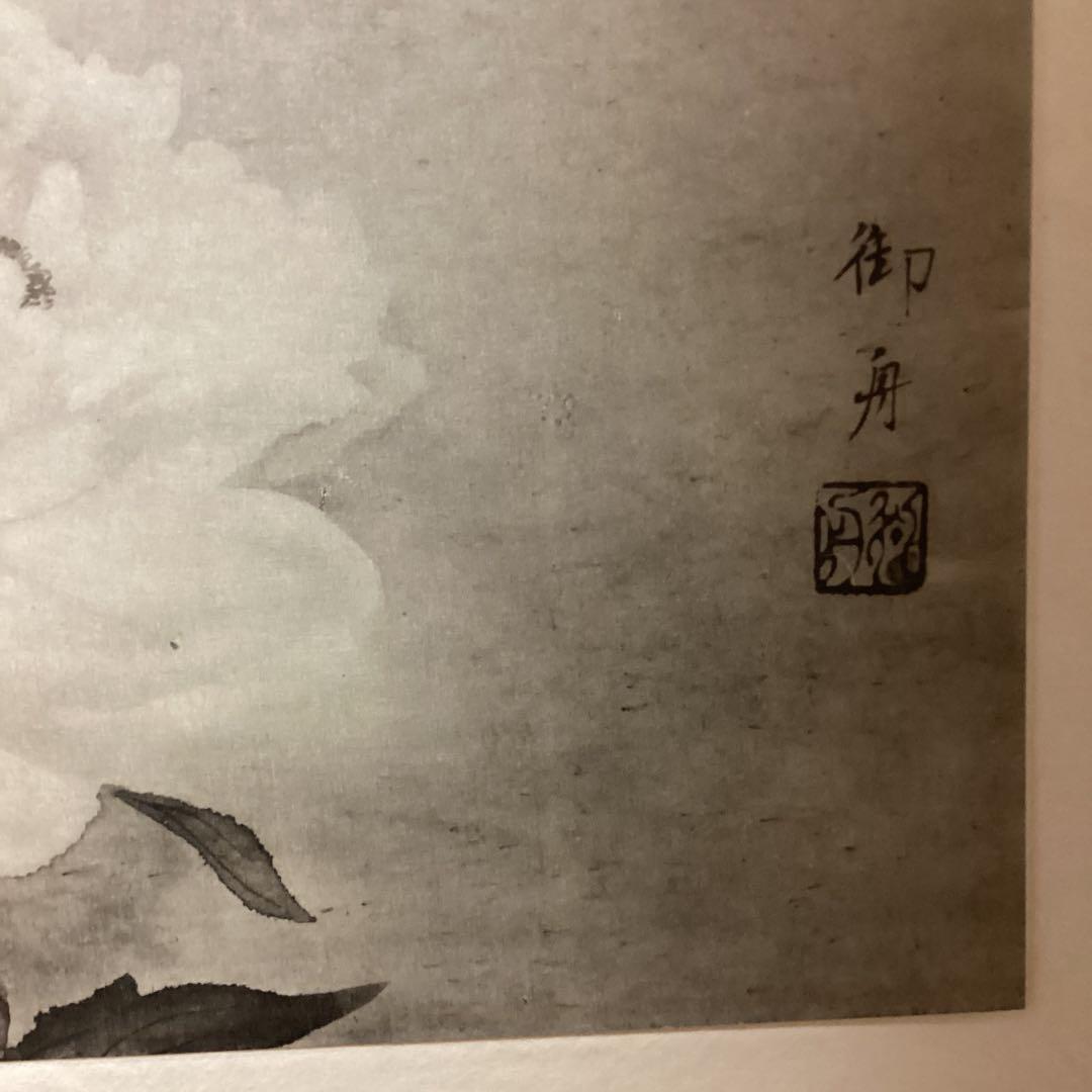 天才画家　速水御舟　作品集大作編　便利堂監修　NO 【50    牡丹双華】画集