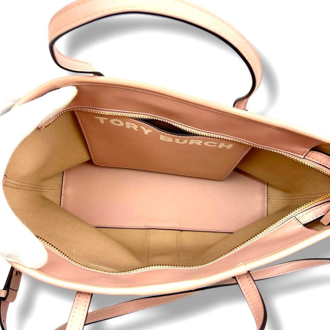 TORY BURCH ショルダーバッグ 2way A4 ハンドバッグ 総柄
