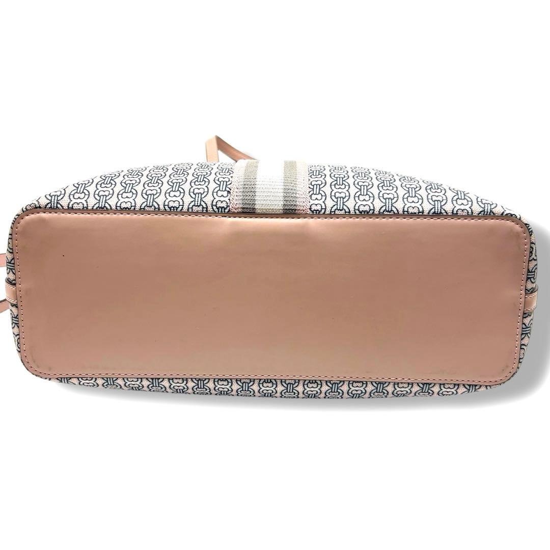 TORY BURCH ショルダーバッグ 2way A4 ハンドバッグ 総柄