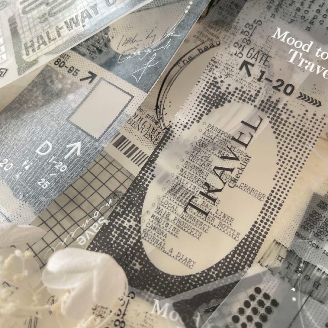 ⭐️SALE⭐️Journal pages 海外マスキングテープ　マステ【1868】