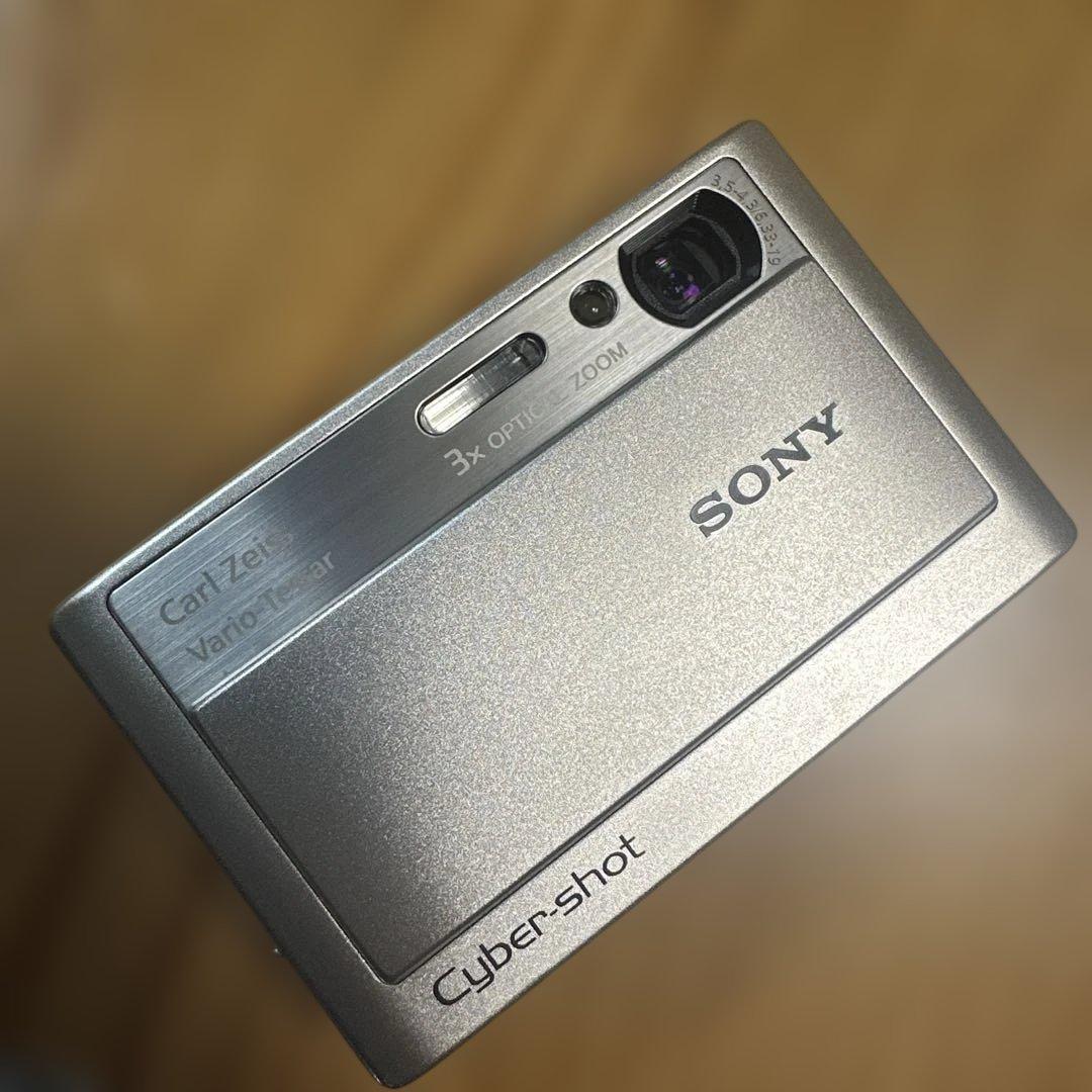 【美品】SONY Cyber-shot DSC-T20 デジタルカメラ　シルバー