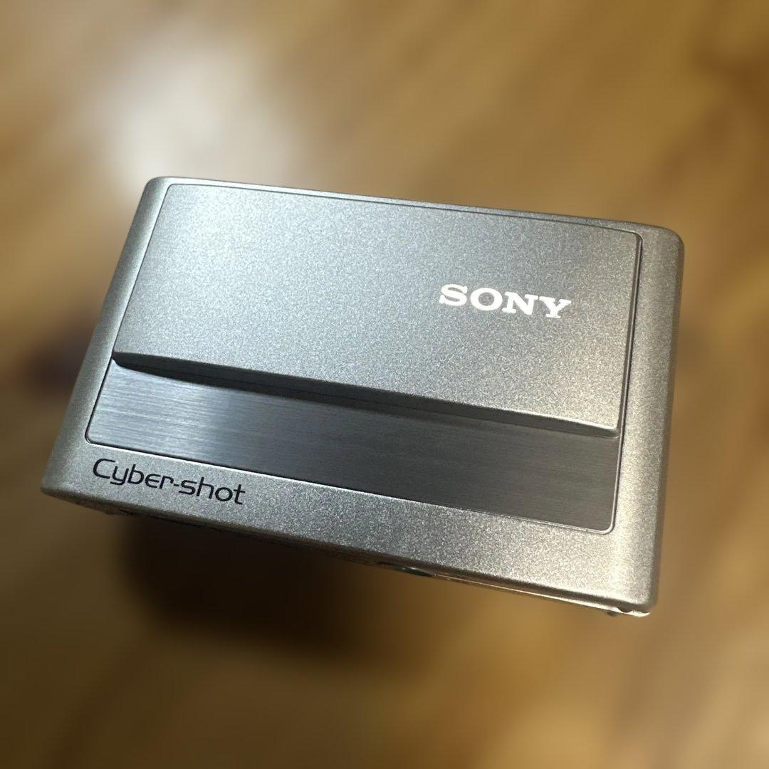 【美品】SONY Cyber-shot DSC-T20 デジタルカメラ　シルバー