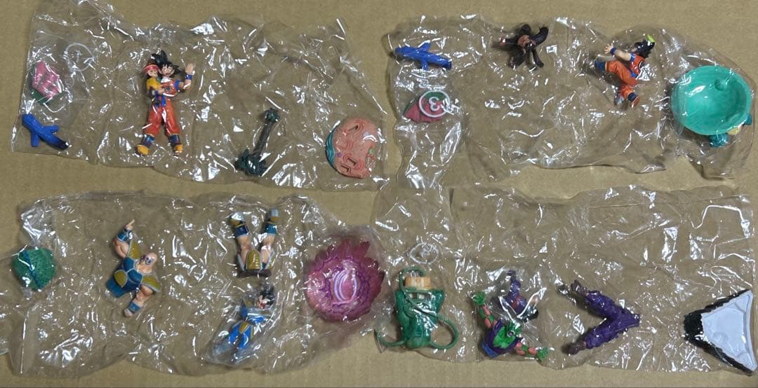 ドラゴンボールカプセルネオ 帰ってきたサイヤ人編 全種彩色セット