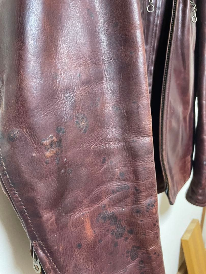 エアロレザー　ホースハイド　レザージャケット 38サイズ