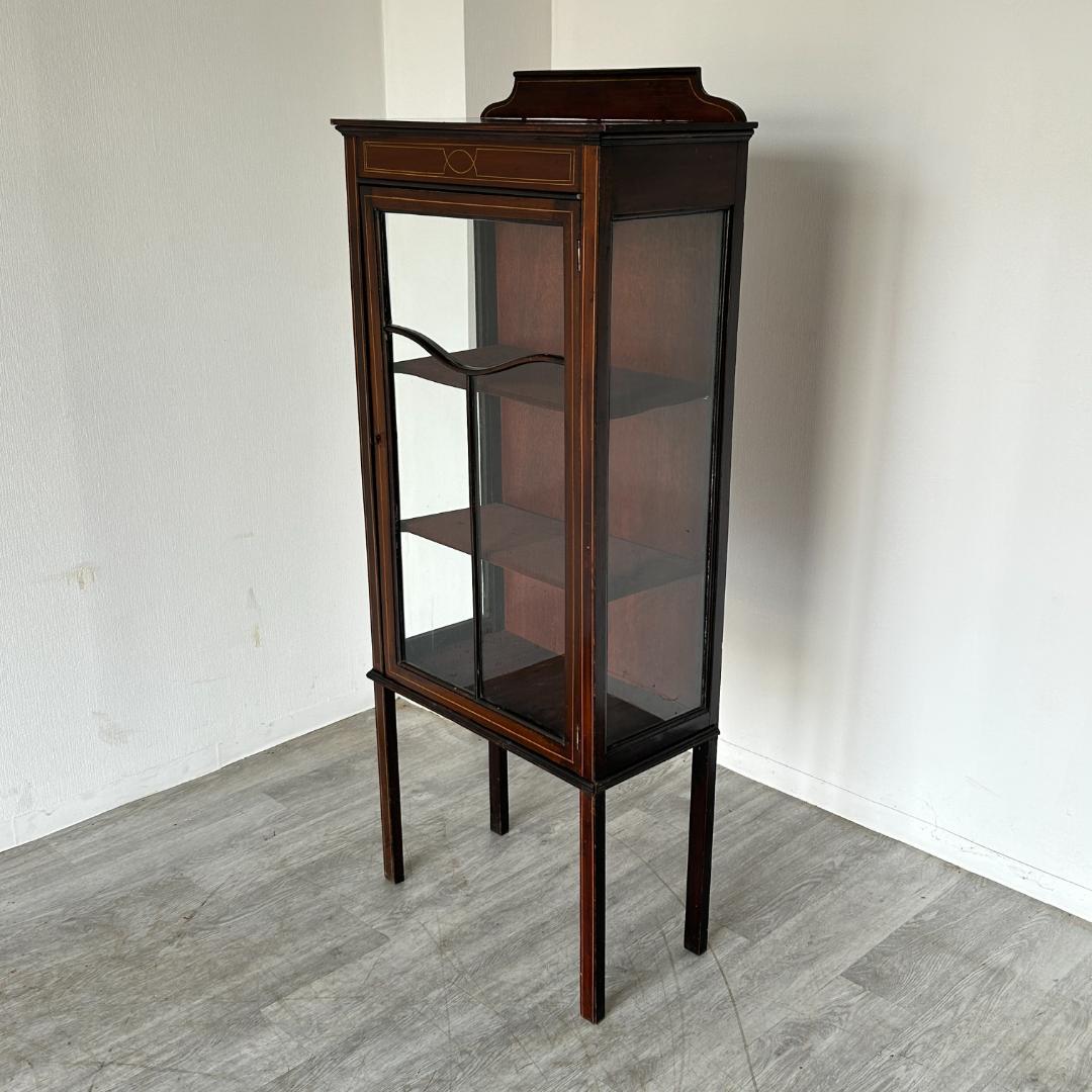 イギリス アンティーク家具 ディスプレイ キャビネット 1930年頃 769A