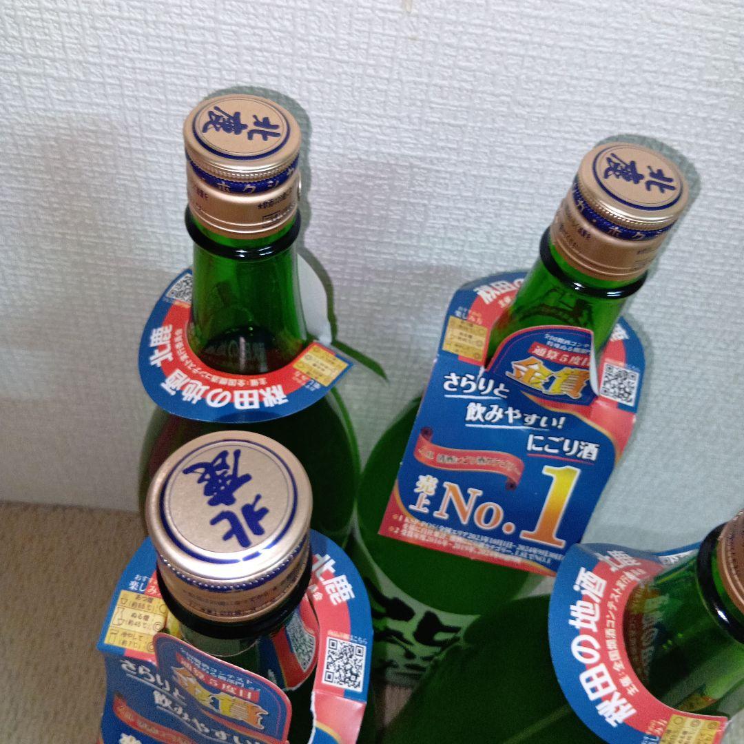 金賞受賞・北あきた　北鹿- にごり酒 容量:１８００ ml ５本セット