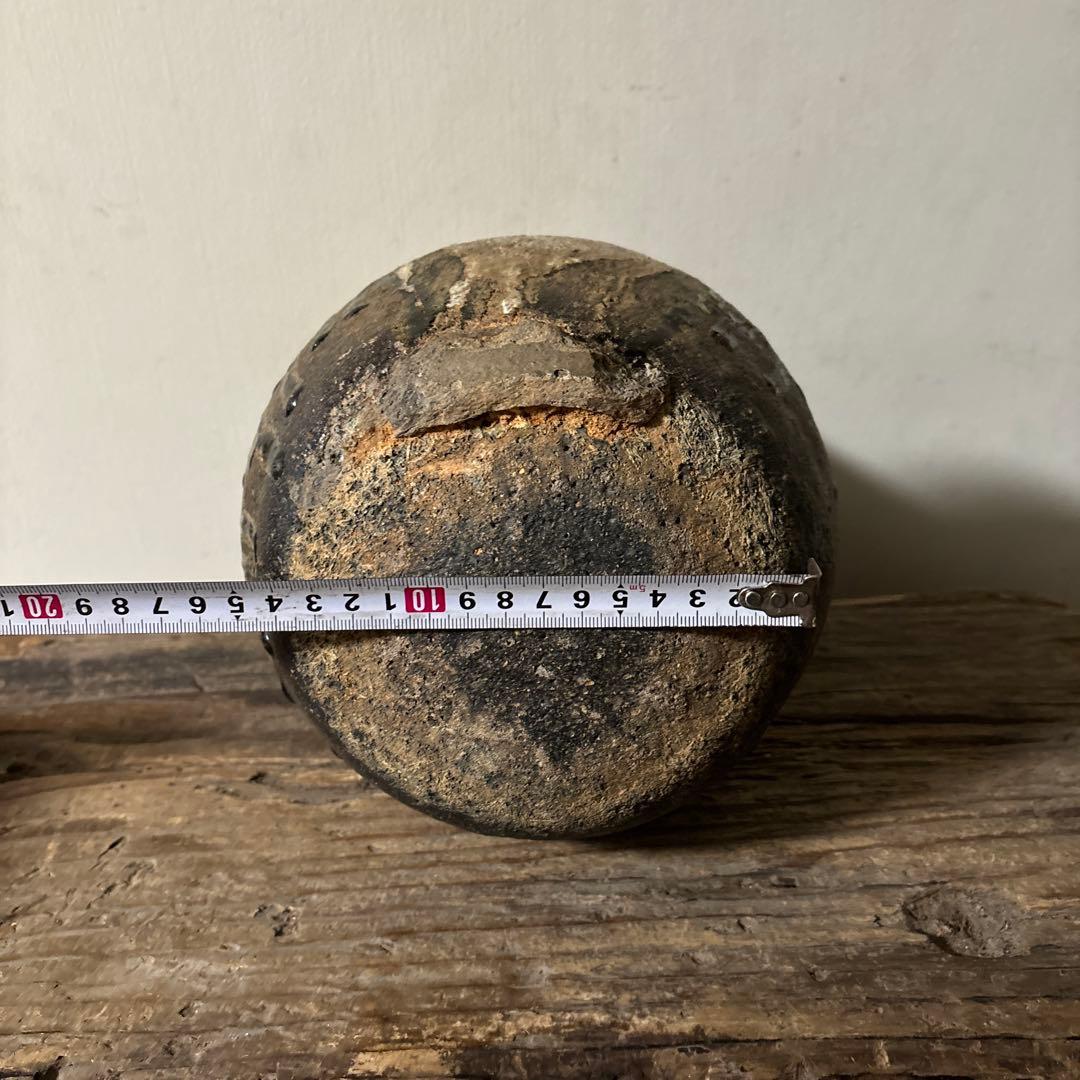 景色の良い　新羅〜高麗　壷　花生 花入れ アンティーク　古道具　骨董品検:李朝