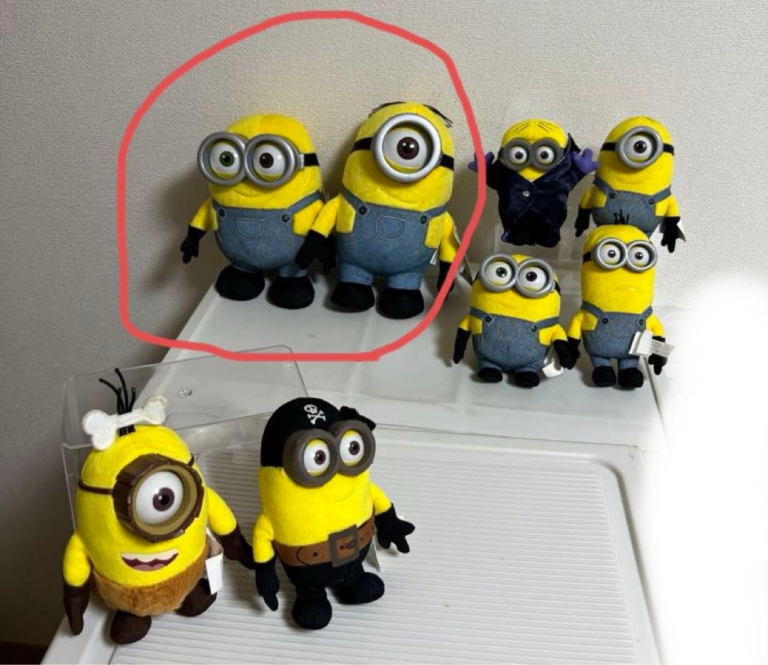 ミニオンズのぬいぐるみセット（海賊、バンパイヤ）