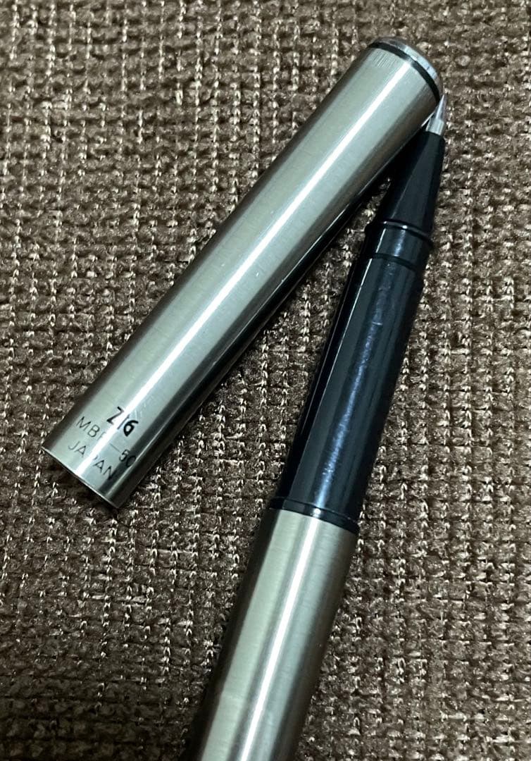 【廃番・希少】ZIG ACTPOINT MBP-50 ステンレスボールペン 呉竹