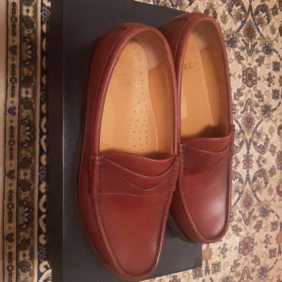 REGAL ダークブラウン レザー ローファー26.5cm