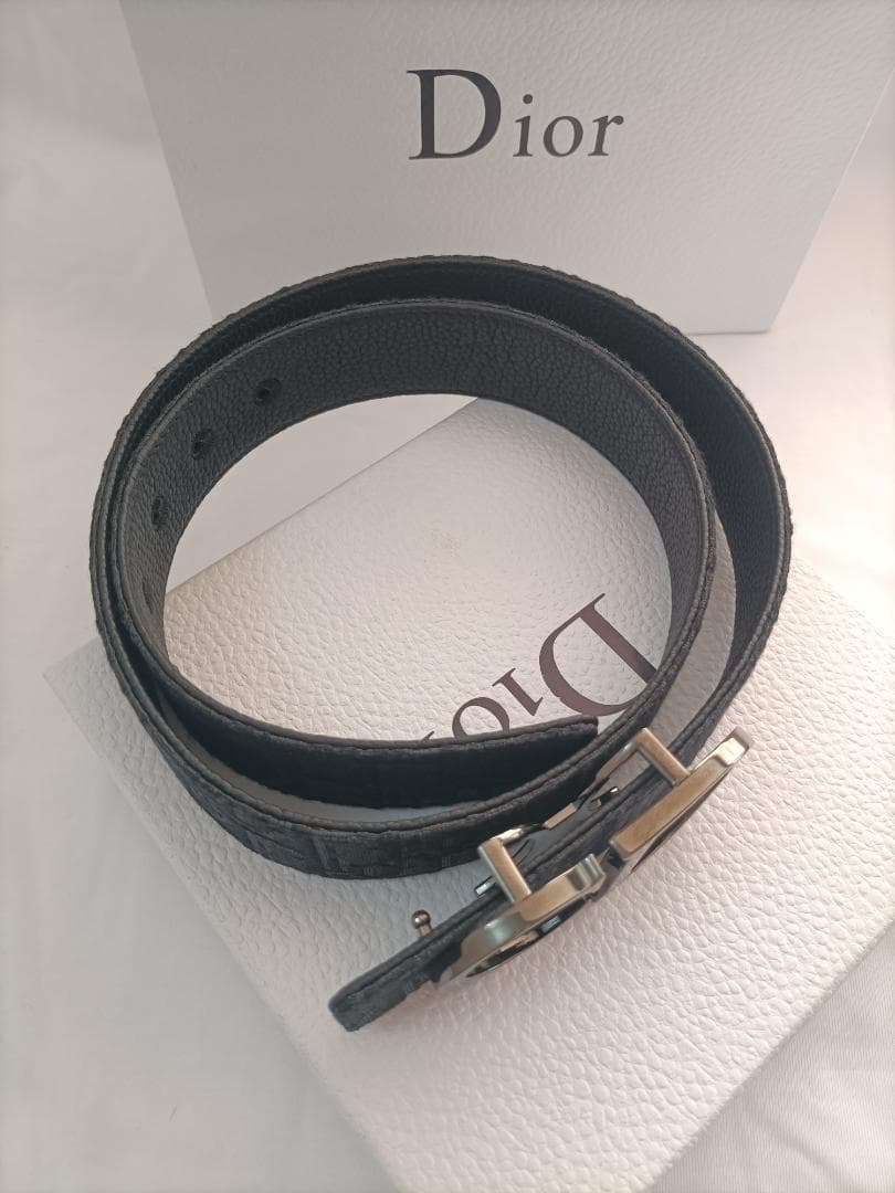 お薦め/⭐️ディオール ベルト メンズ Christian Dior ブラック