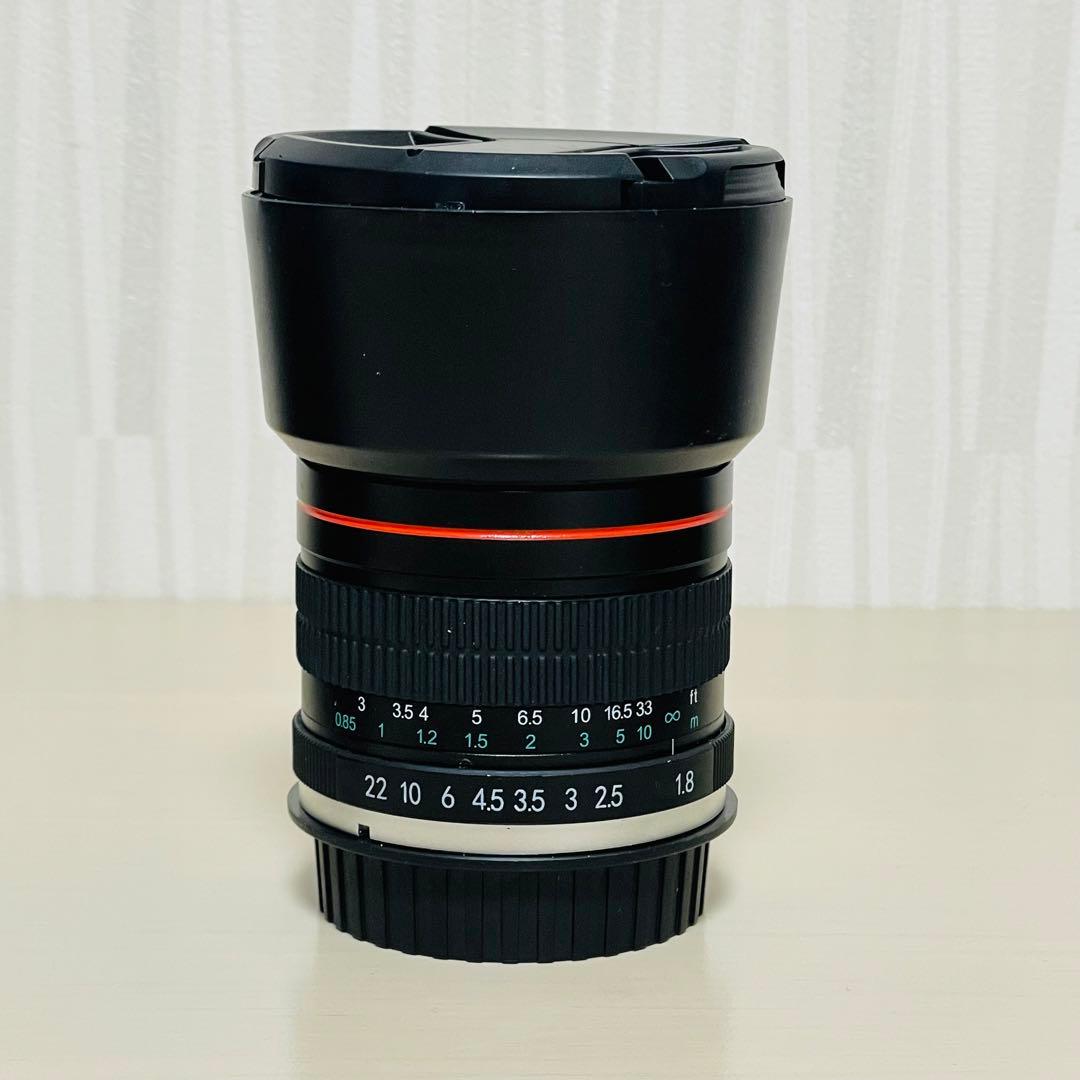 LIGHTDOW 85mm f 1.8 単焦点 中望遠 レンズ Canon 用