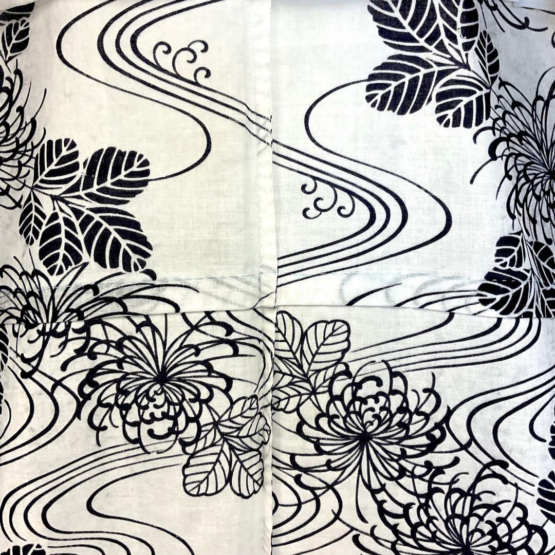 まろん✳︎新品未使用日本古来の古典柄流水に乱菊が凛としてカッコいい注染浴衣