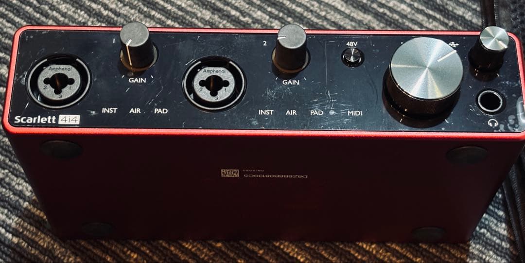 DTM・DAW Focusrite Scarlett 4i4 (3rd gen.)