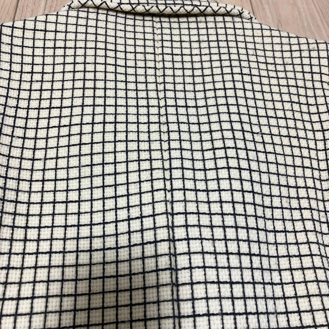 ミュウミュウ　格子柄　コート