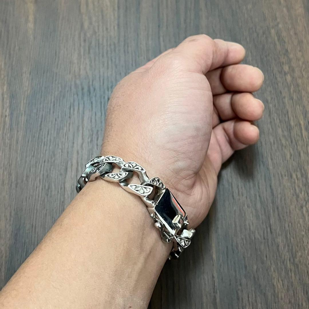 【新品・未使用】チェーンブレスレット　シルバー925