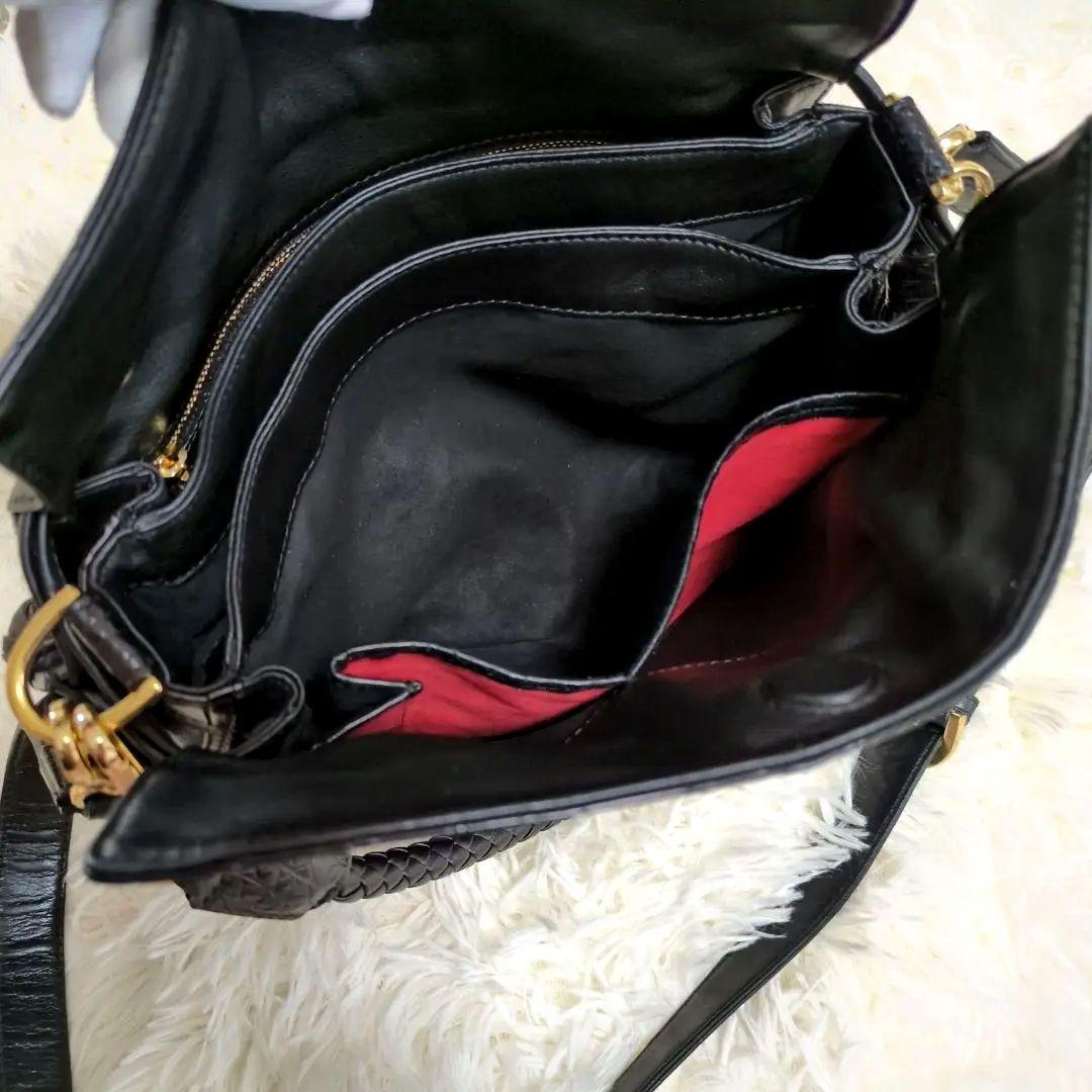 定価84万!!!JRA認定 クロコダイル センター取り ショルダーバッグ2way