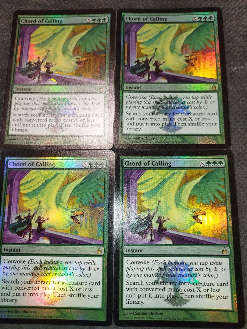 MTG RAV 召喚の調べ 英語版Foil 4枚セット