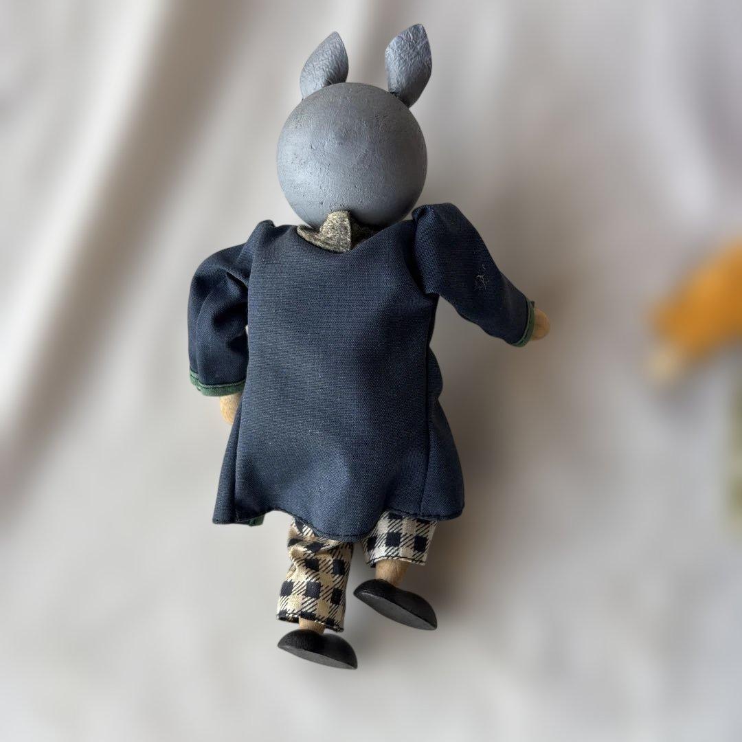 チェコ　マシェク社製　あやつり人形 おおかみ男　おばあさん　2体セット