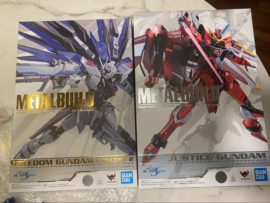 [セット販売]メタルビルド フリーダムガンダム&ジャスティスガンダム