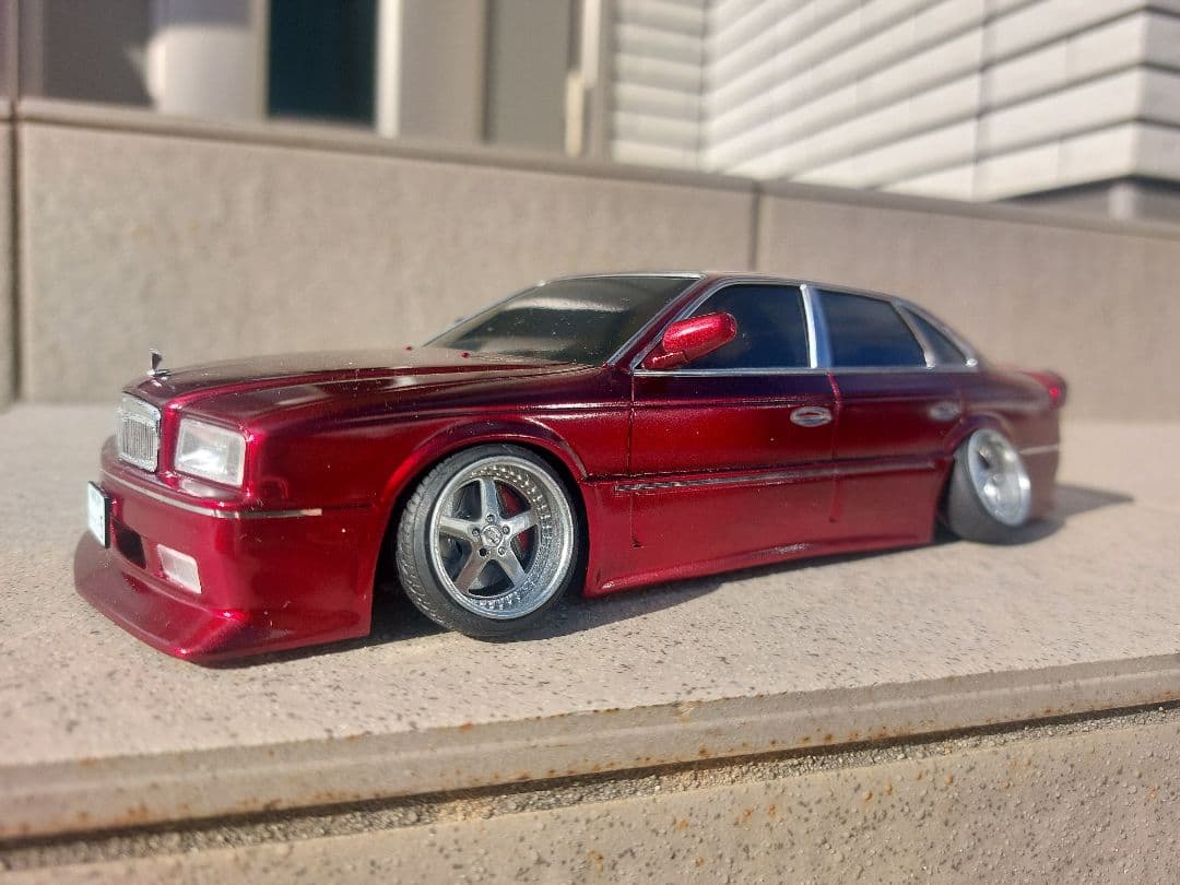 アオシマ　プラモ　ホイール　タイヤ　車　深リム