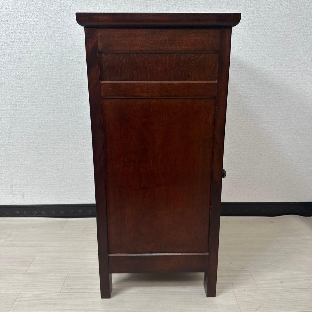 松本民芸家具 立体的なデザイン C型電話台 約13万8千円 ※i4※