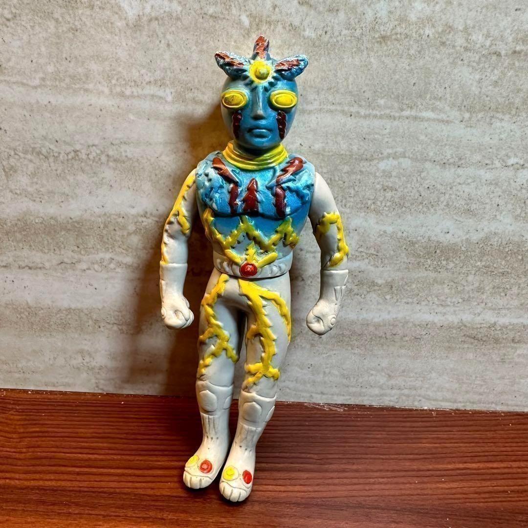 イナズマン 無版権 パチ ソフビ 当時物 極美品