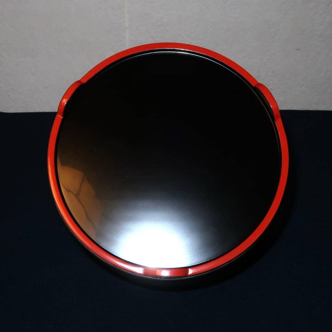 【茶道具】橋田勝博作　輪島塗　朱銀手桶