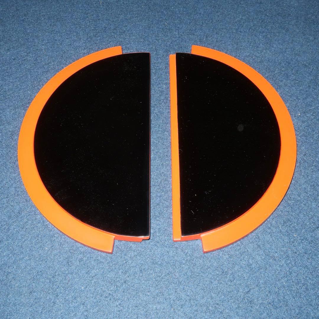 【茶道具】橋田勝博作　輪島塗　朱銀手桶