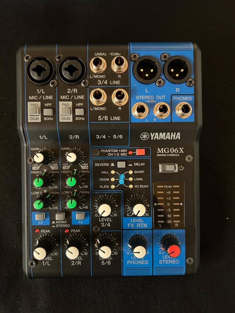 DJ機材 MG06X YAMAHA MIXING CONSOLE