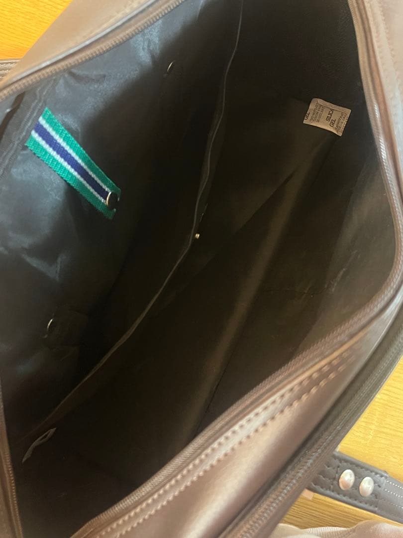 【美品】イーストボーイ　スクールバック　チョコレート×シルバーVenus