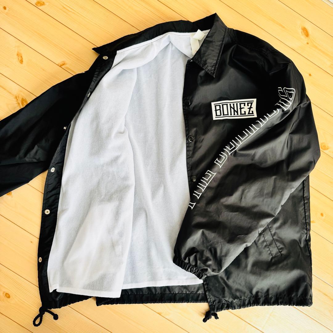 モンキーくん  The BONEZ コーチジャケット ブラック S